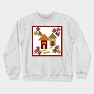 Tiny town in fall Crewneck Sweatshirt